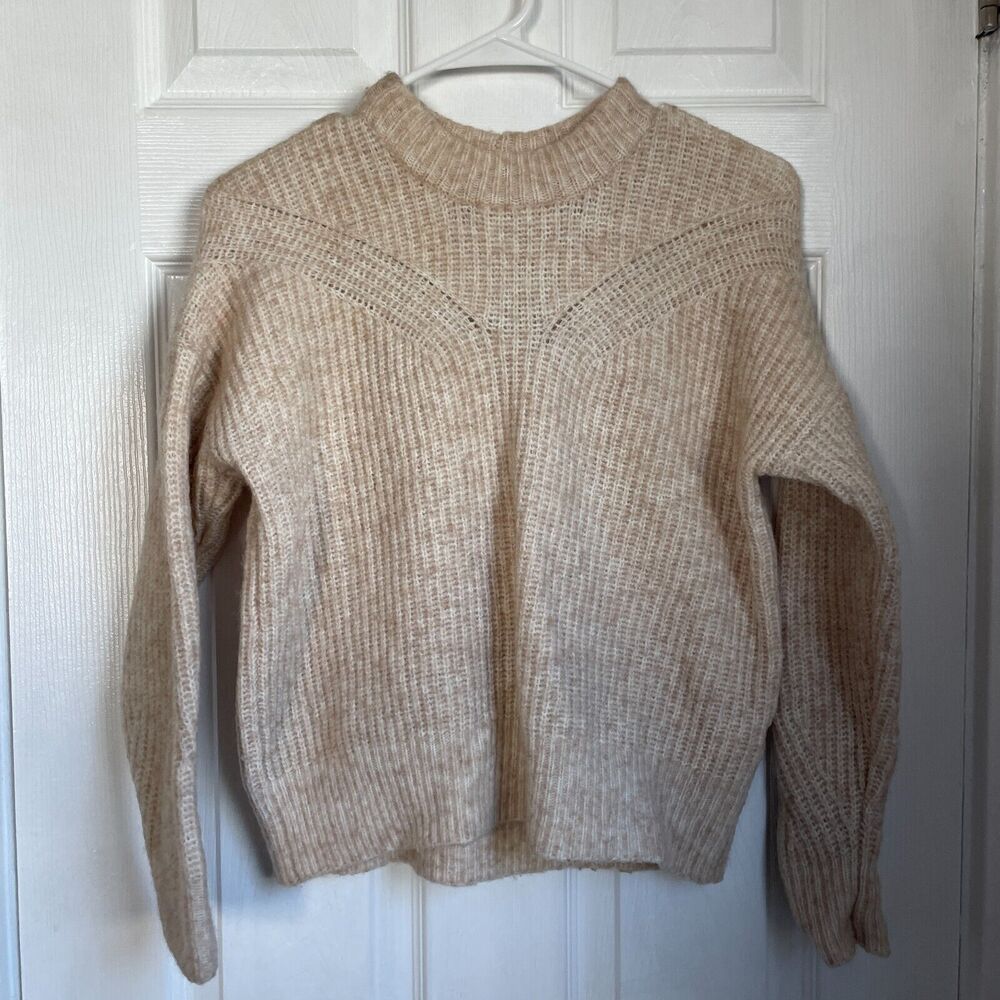 MADEWELL Belfiore Ribbed Pullover Sweater SIZE XXS